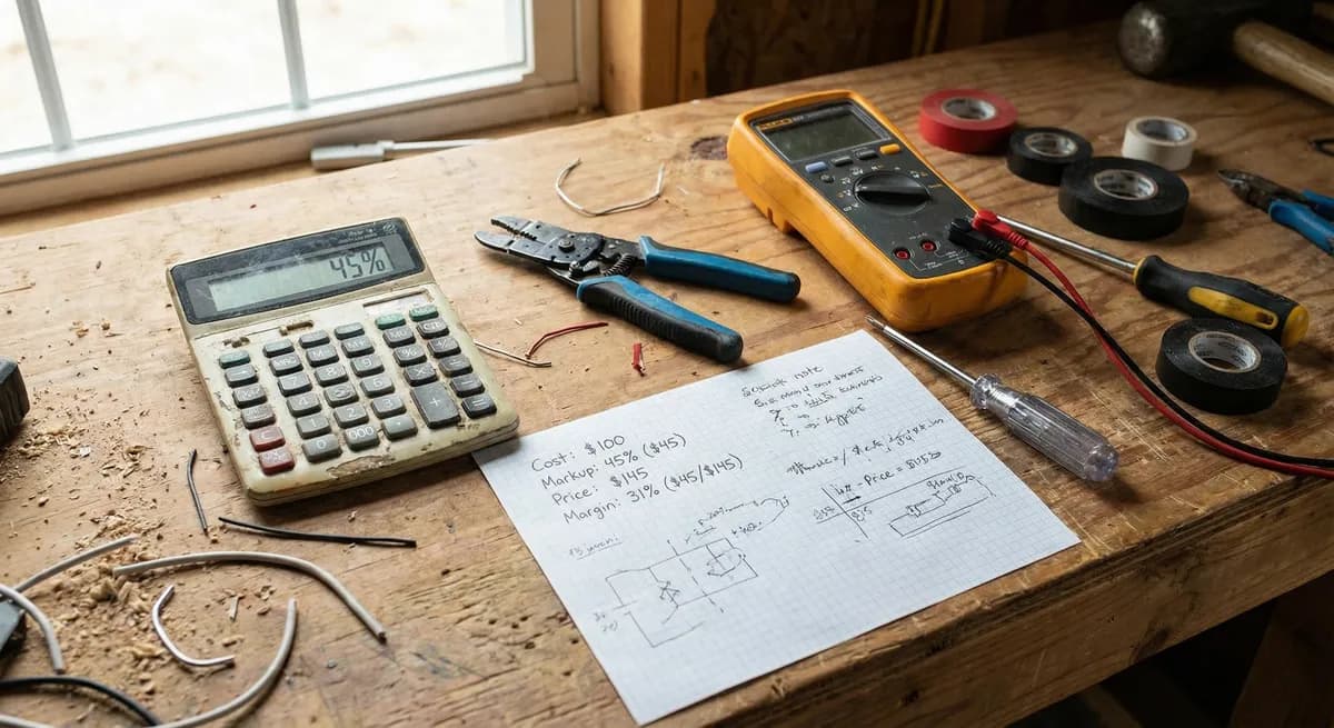 Markup vs Margin: The $33K Math Mistake Electricians Make