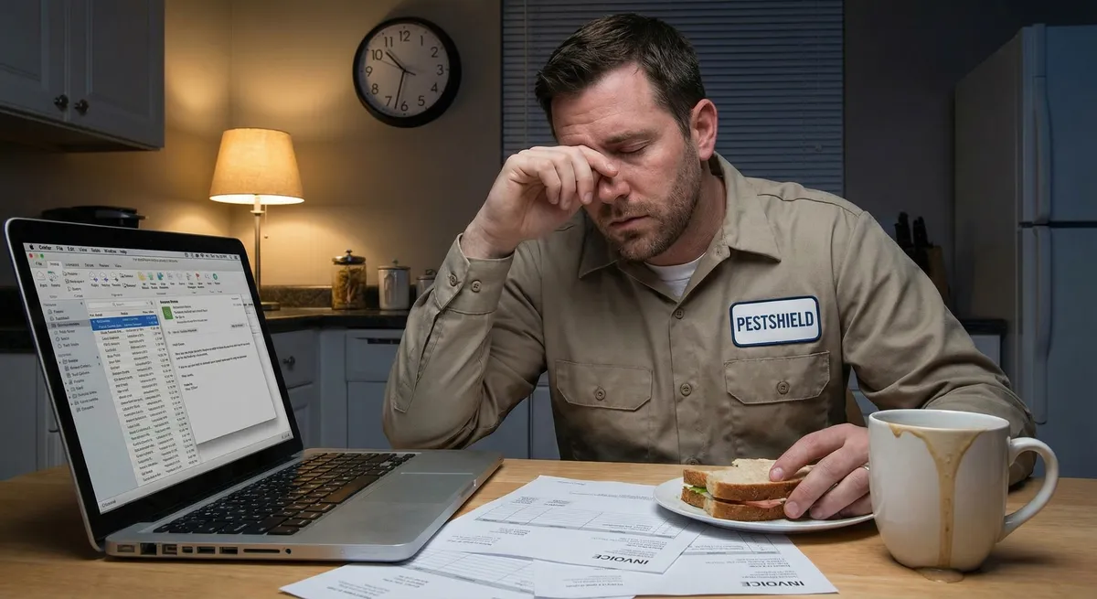 The Second Shift: Eliminating Midnight Paperwork in Pest Control